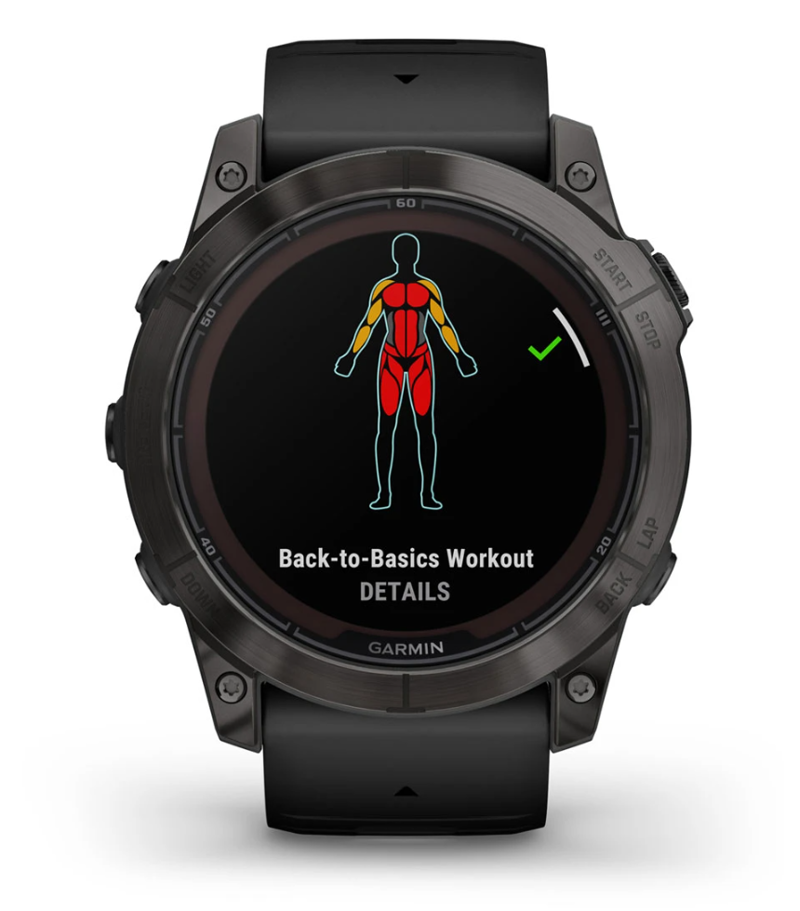 Garmin fenix 7X Pro Sapphire Solar Carbon Grey DLC Titanium with Black Band-8